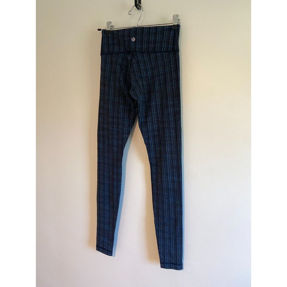 Lululemon Wunder Under Pant Leggings Ziggy Wee August Inkwell
